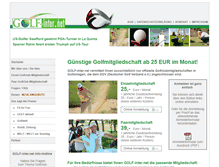 Tablet Screenshot of golf-inter.net